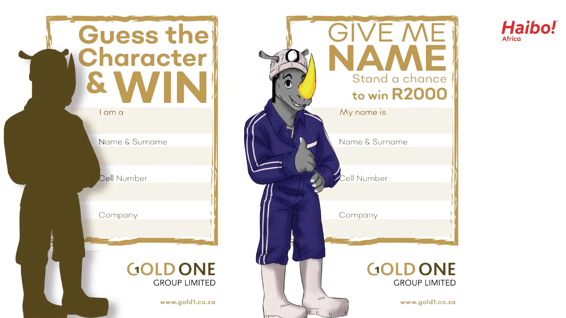 Guess the character and win competition entry forms