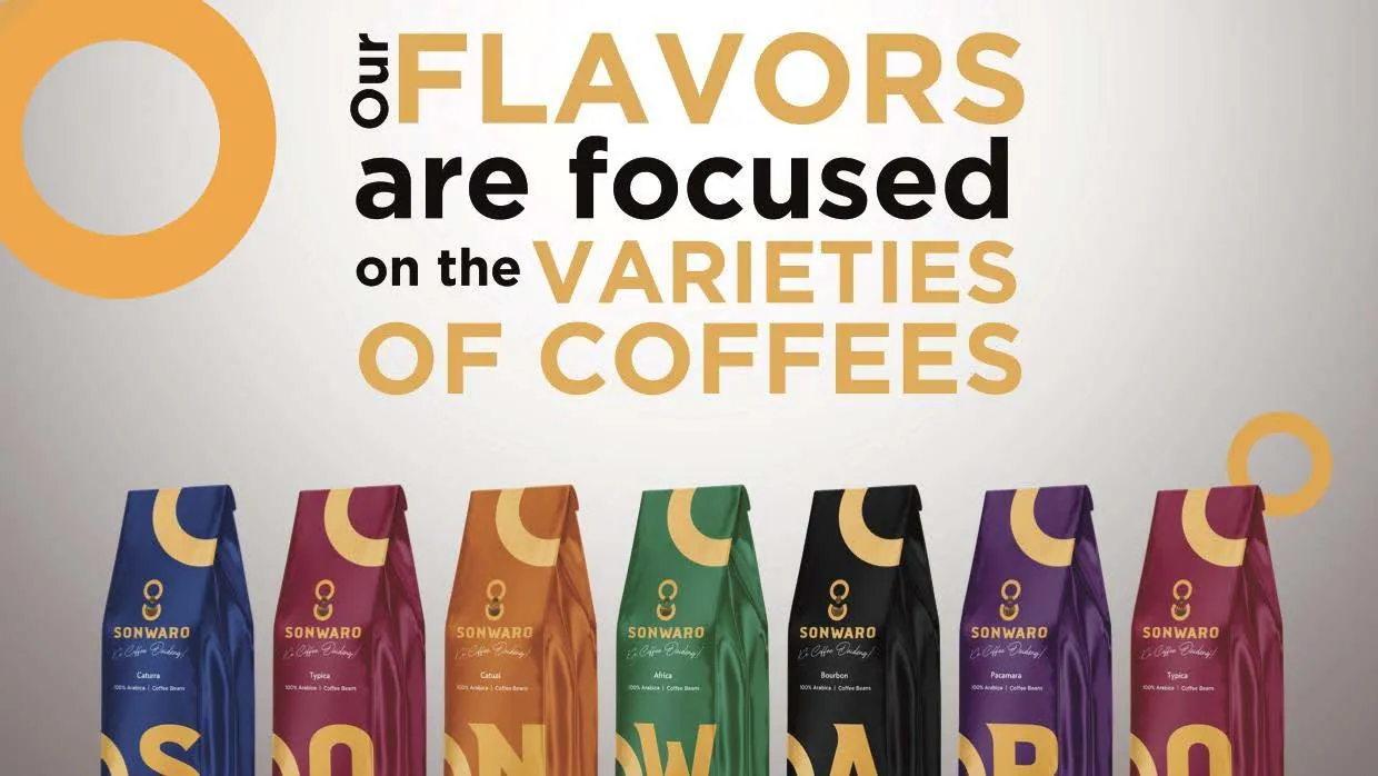 Sonwaro coffee range creative