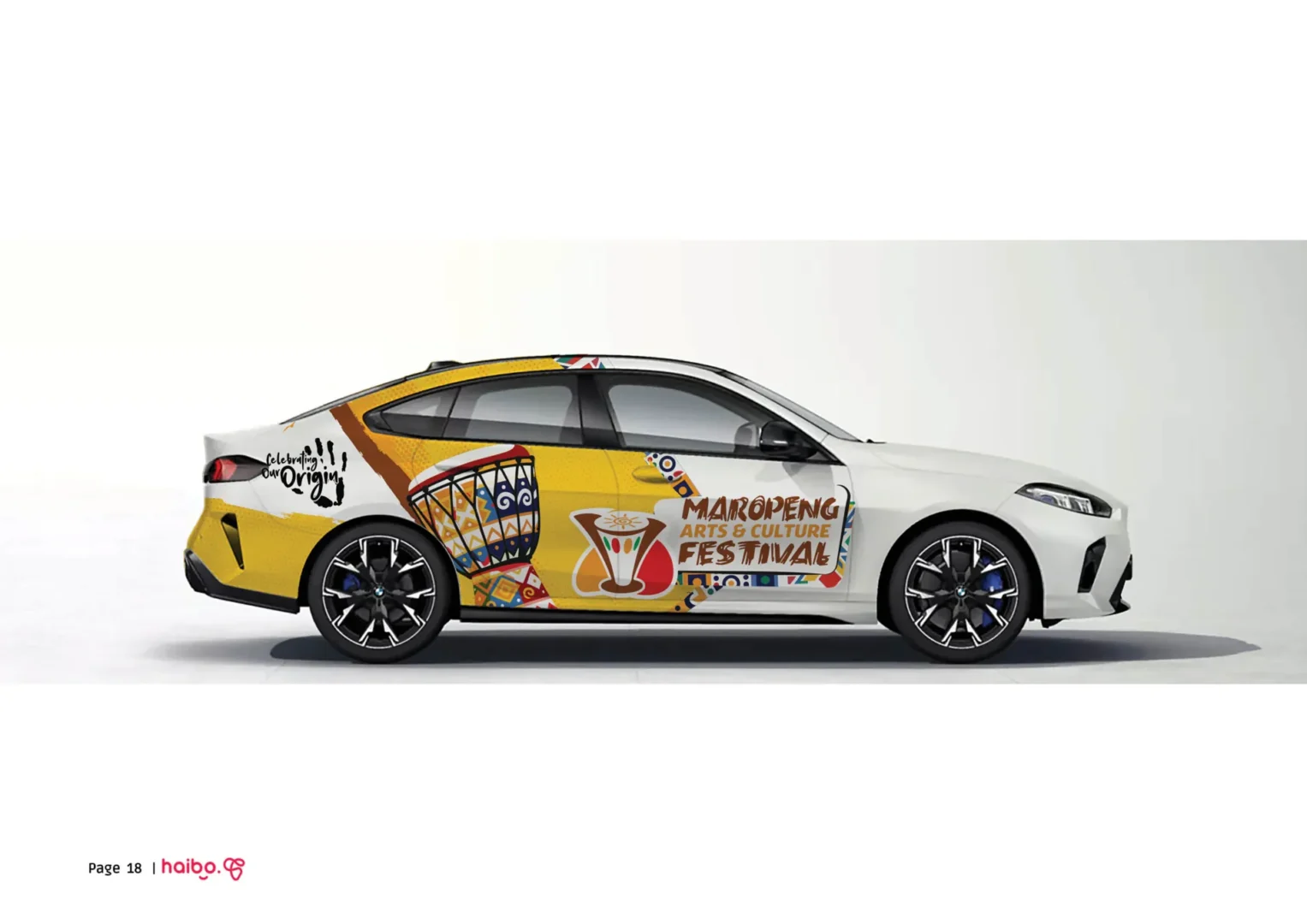 Branded car for the win-a-car competition