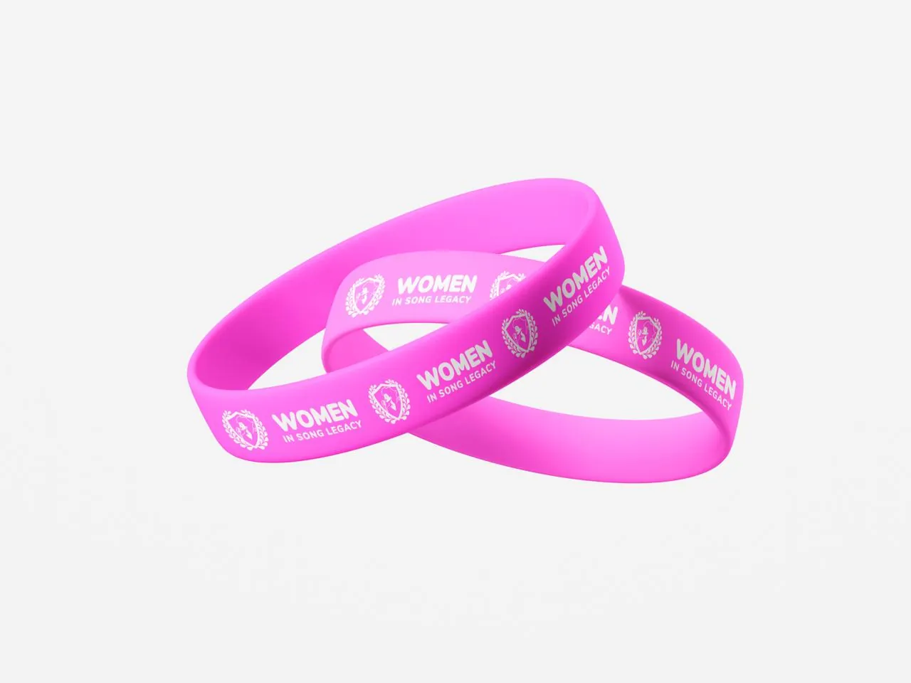 Branded silicone wristbands