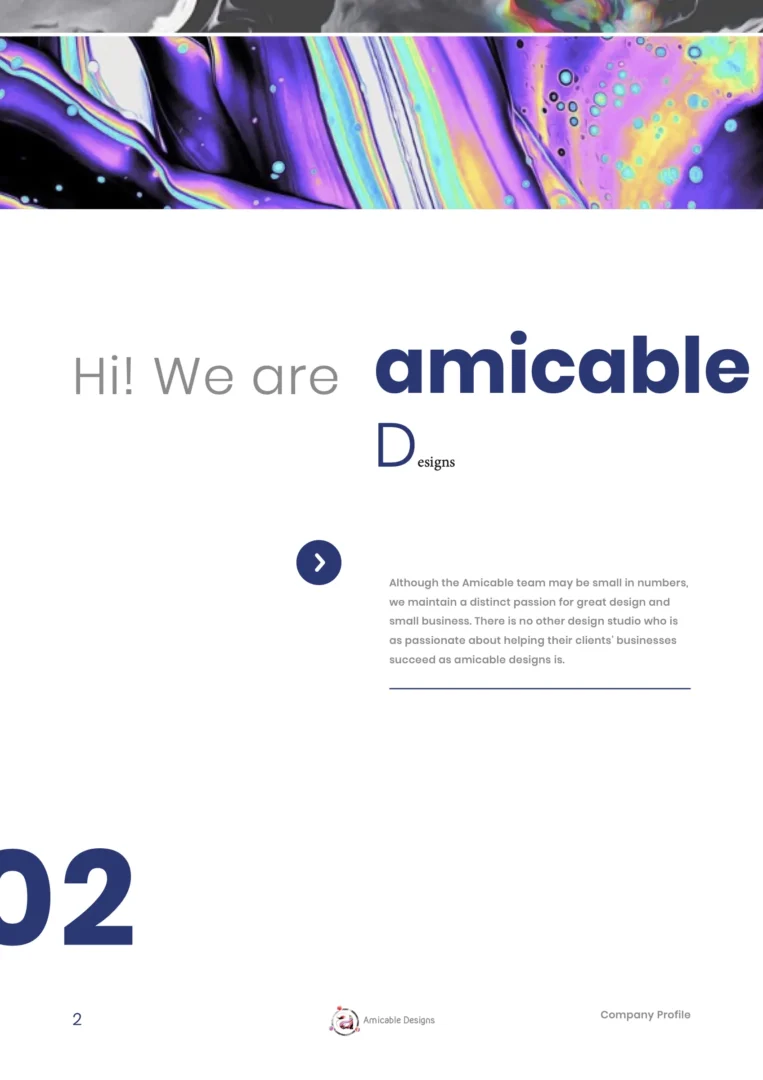 Hi! We are Amicable Designs
