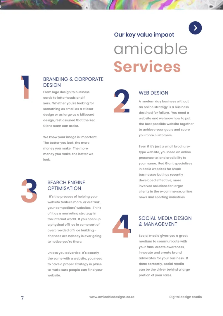 Our services: branding, web, SEO and social media