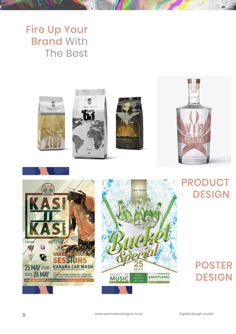 Product and poster design