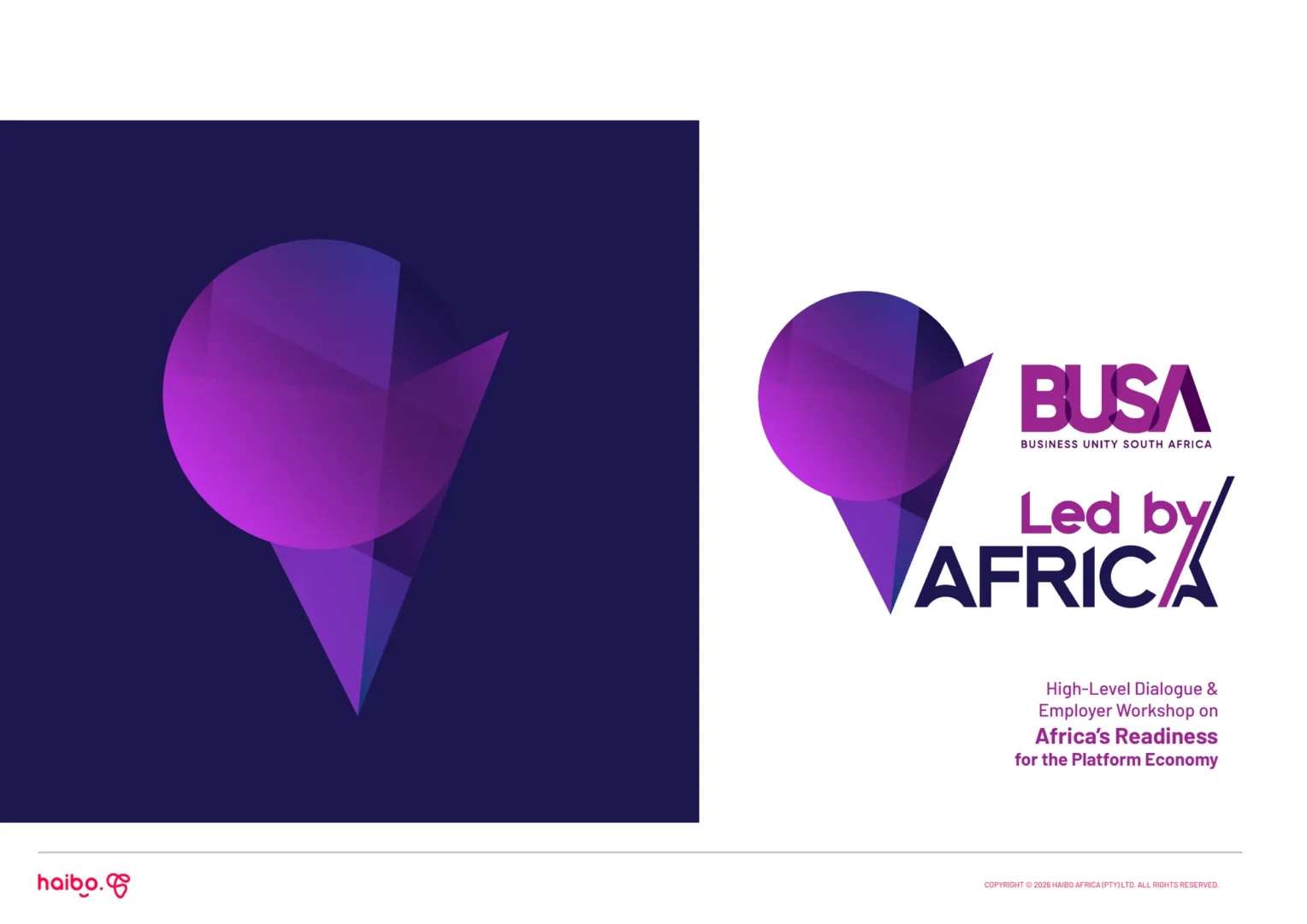 The Led by Africa mark and lockup