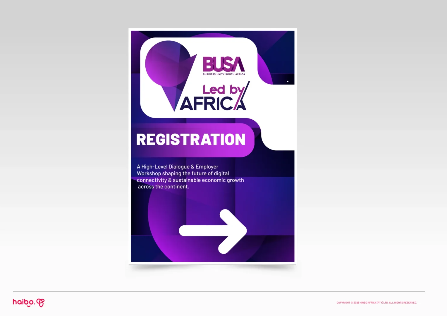 Registration signage