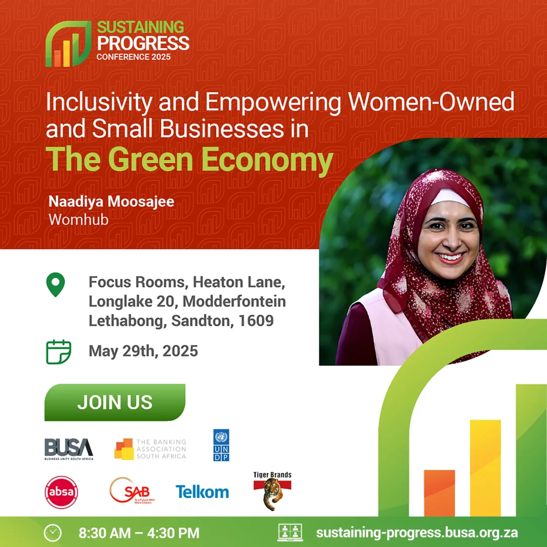 Speaker card: Naadiya Moosajee, WomHub