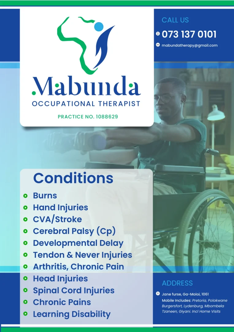 Mabunda Occupational Therapist flyer