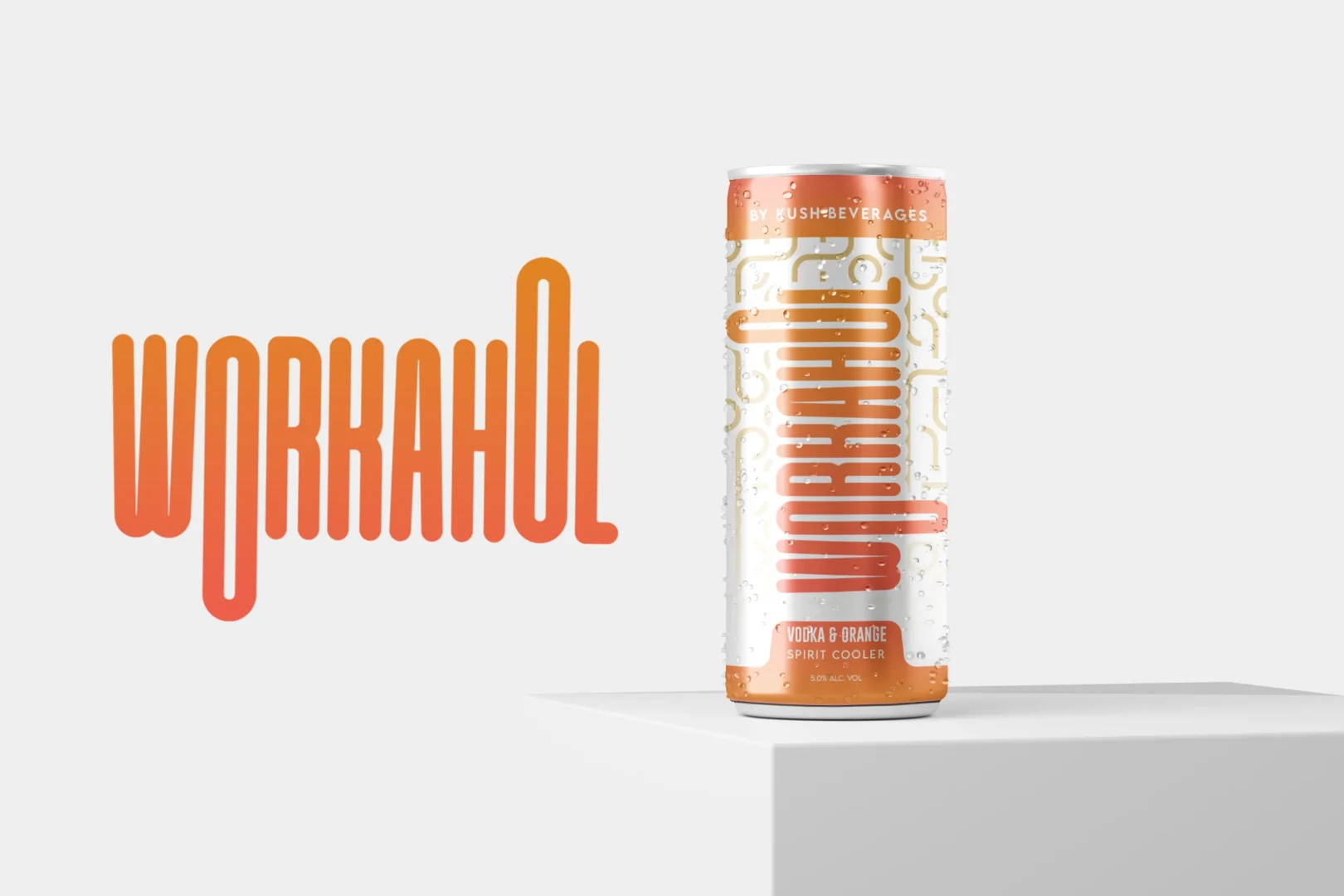 Workahol energy drink can