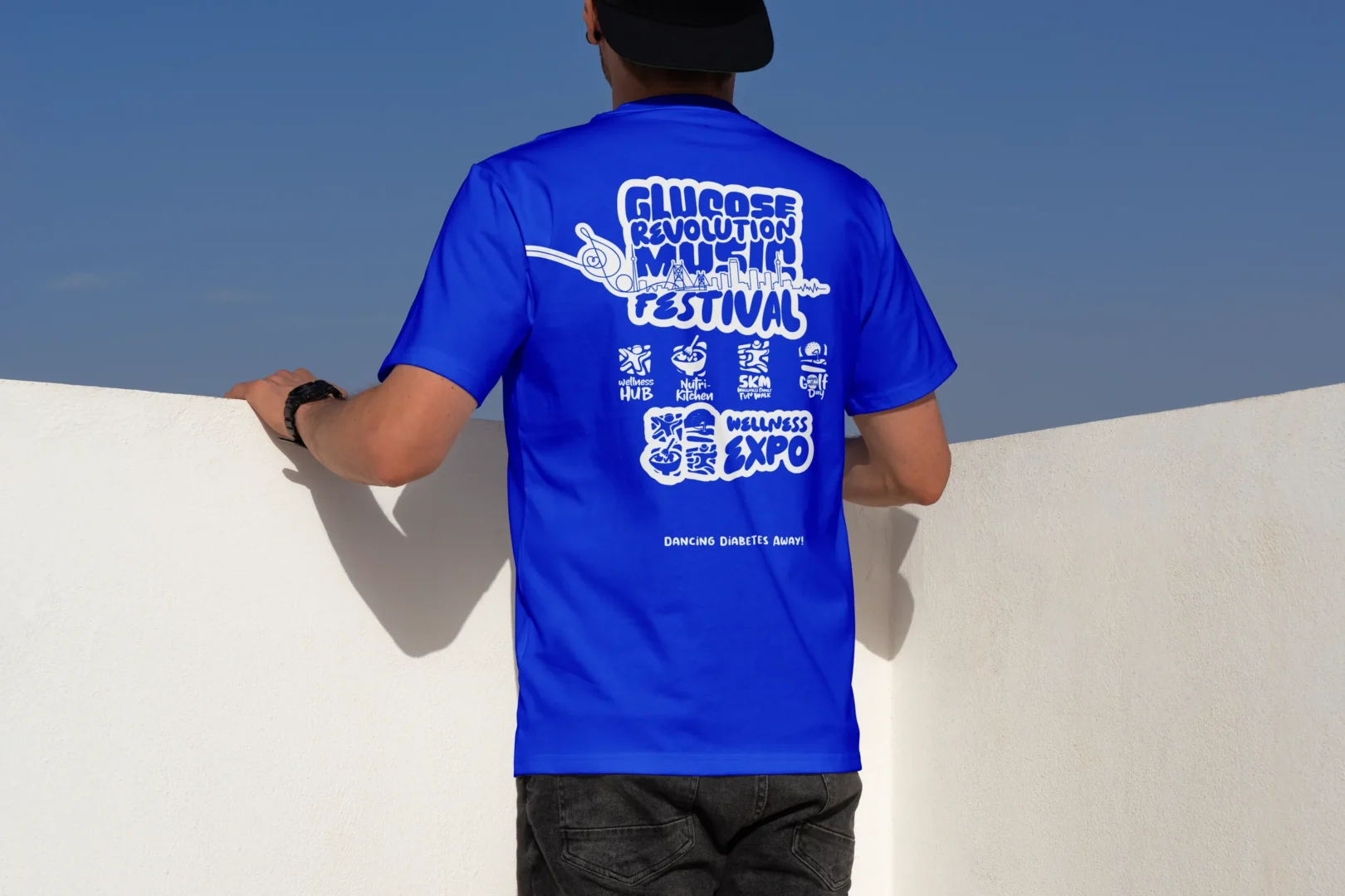 Festival tee, back print