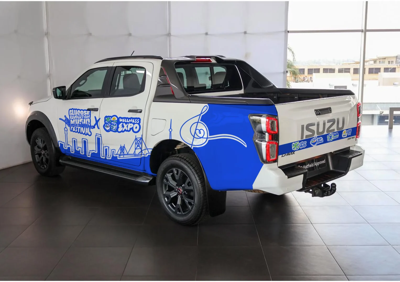 Vehicle wrap: Isuzu D-Max, rear