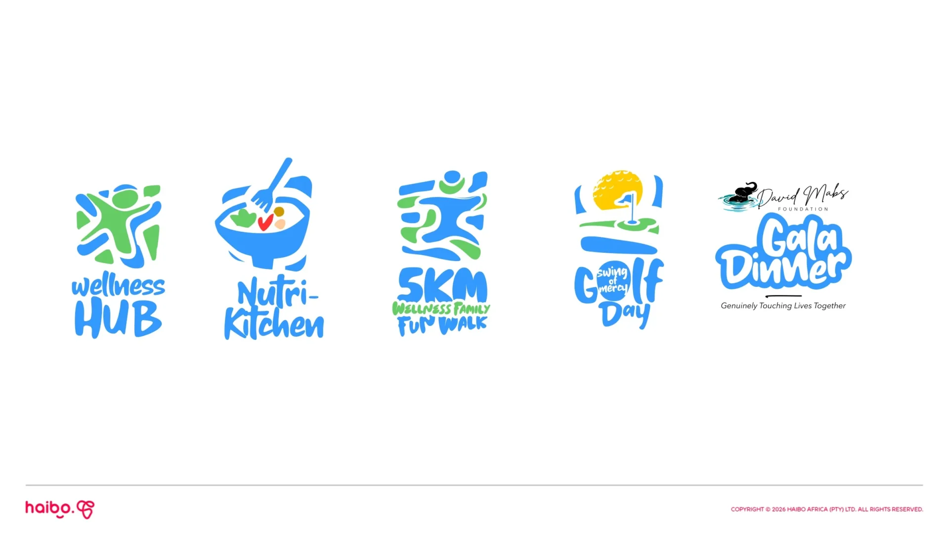 Sub-brands: Wellness Hub, Nutri Kitchen, 5km Fun Walk, Golf Day, Gala Dinner