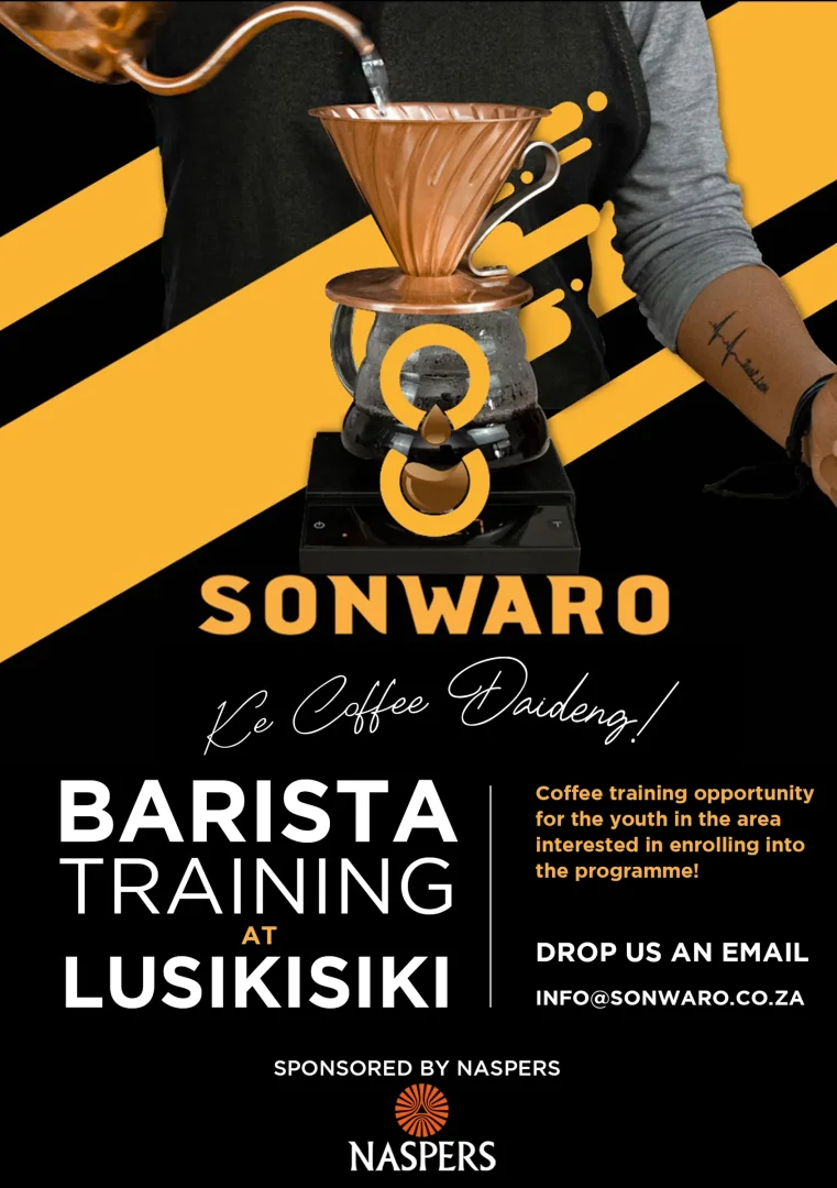 Barista training in Lusikisiki