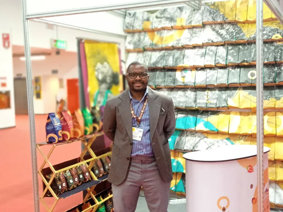 The Sonwaro Coffee exhibition stand
