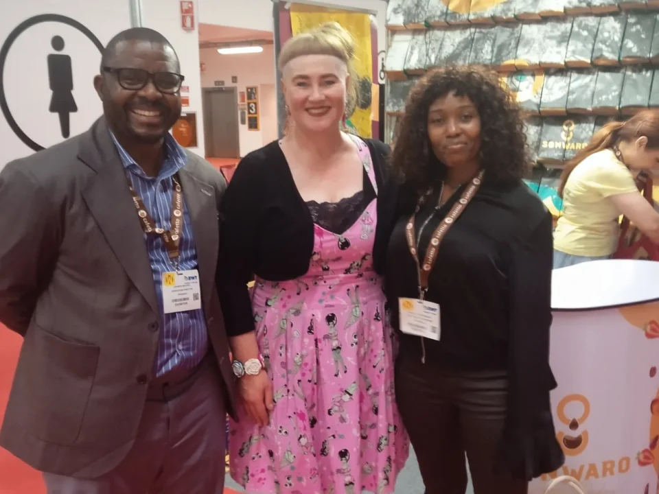 The Sonwaro team at the stand